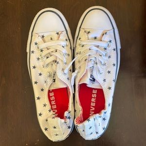 Converse Chuck Taylor White Shoreline Stars Navy